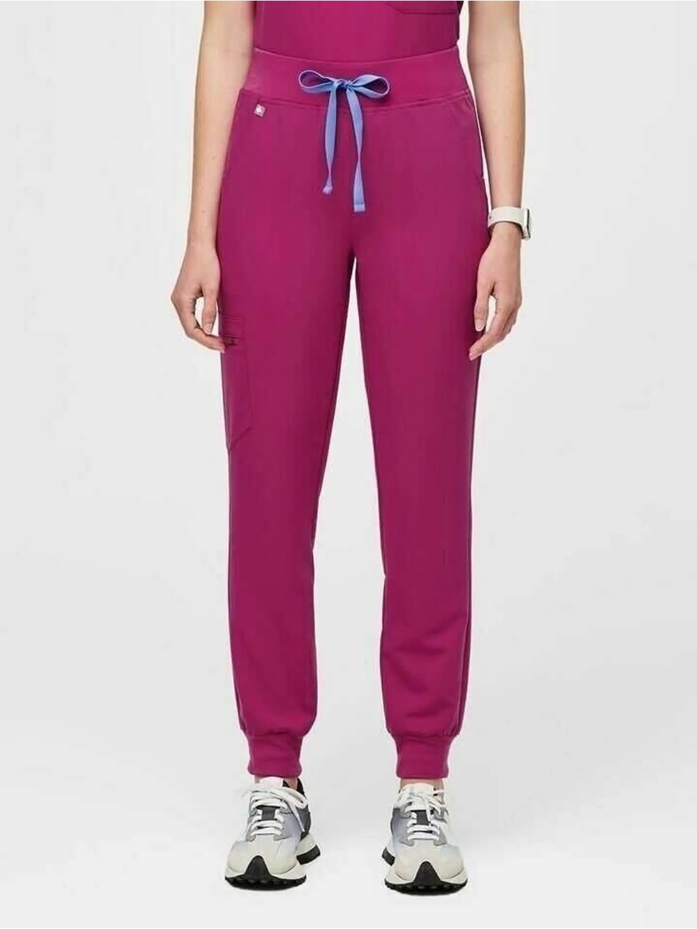 Figs Women's size small raspberry high waisted Zamora scrub bottoms